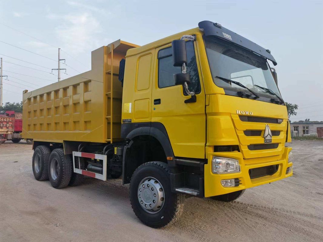 Sinotruck reformado Howo 6x4 10 Wheeler 371hp Utilizado Tipper Dump Truck Cruise Control Nenhum