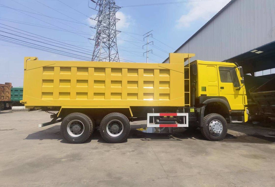 Sinotruck reformado Howo 6x4 10 Wheeler 371hp Utilizado Tipper Dump Truck Cruise Control Nenhum