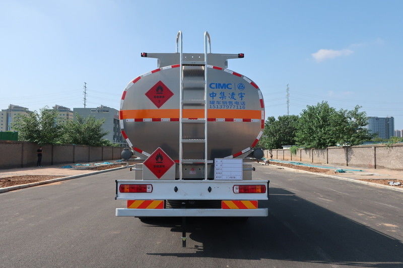 CIMC LINYU 6*4 24m3 camião-tanque de liga de alumínio para transporte de combustível líquido inflamável