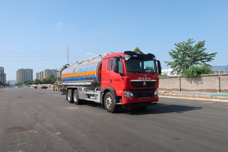 CIMC LINYU 6*4 24m3 camião-tanque de liga de alumínio para transporte de combustível líquido inflamável