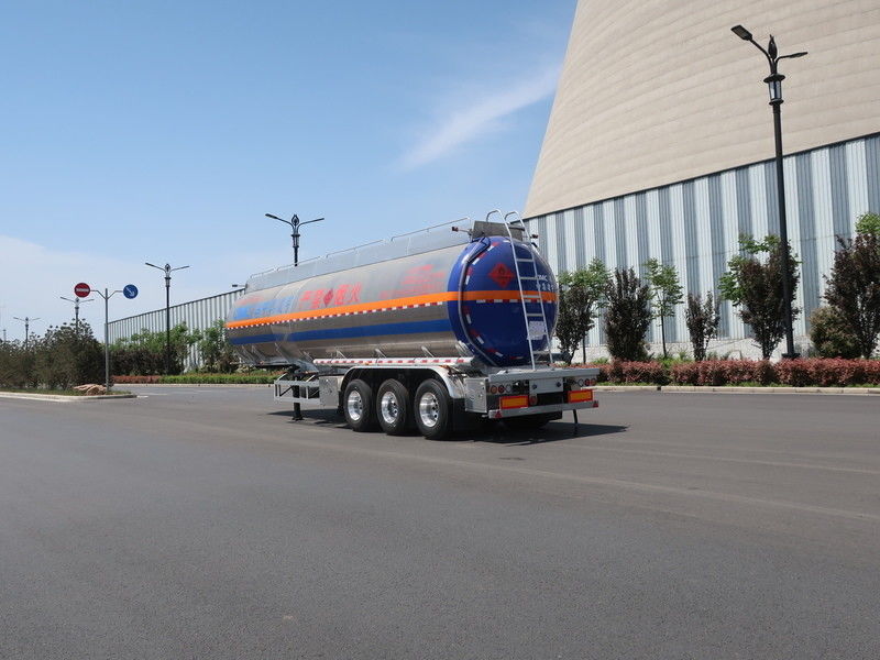 Isolamento 45,5m3 3 eixos semi-reboque inflamável líquido para veículo de transporte de líquidos