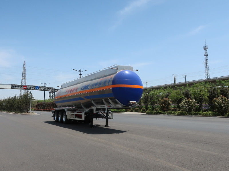 Isolamento 45,5m3 3 eixos semi-reboque inflamável líquido para veículo de transporte de líquidos