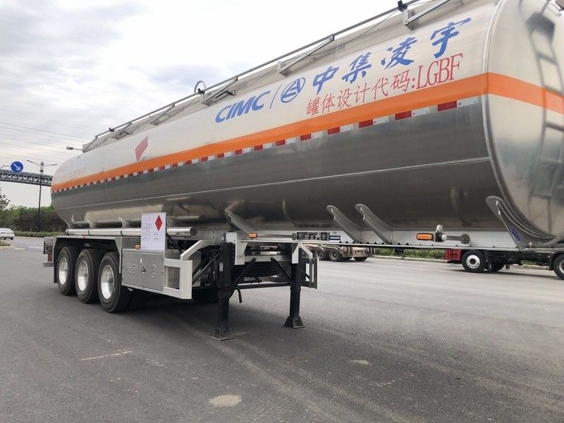 3 eixos 44m3 gasolina líquida aviação querosene combustível a jato transporte semi-reboque petroleiro