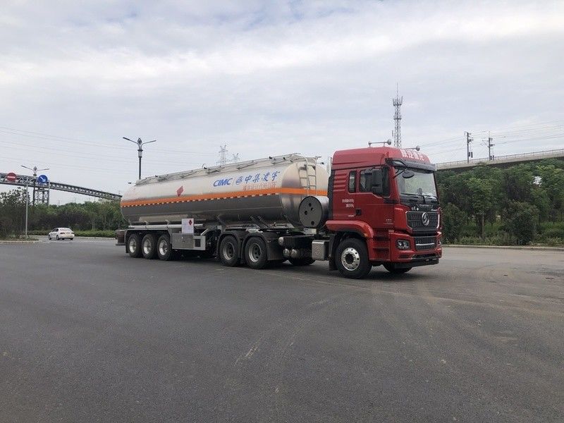 3 eixos 44m3 gasolina líquida aviação querosene combustível a jato transporte semi-reboque petroleiro