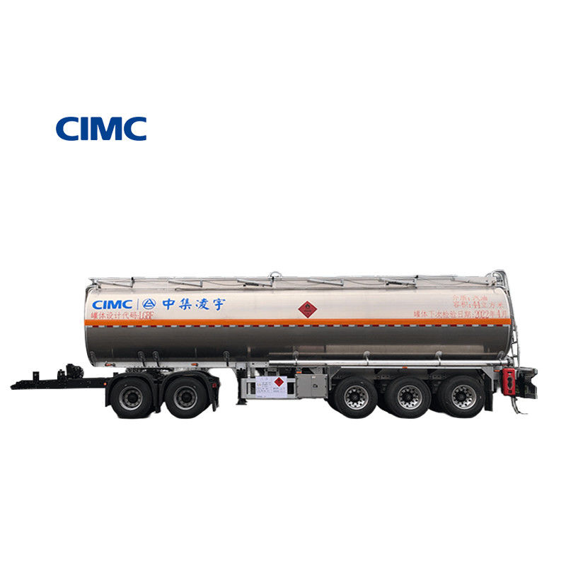 Cisterna diesel de liga de alumínio para África 44m3 diesel líquido semi-reboque combustível a gasolina