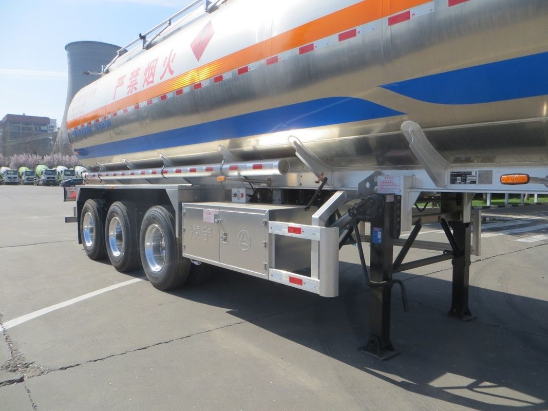 46000 Lite Oil Gasoline Semi-trailer Tanker de combustível Transporte de camião Trailer da CIMC LINYU