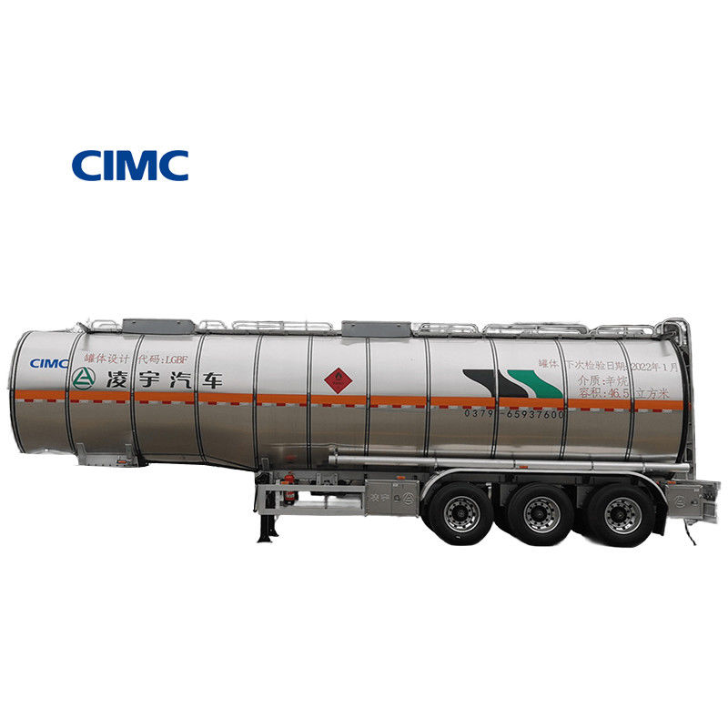 32100/31800 KG Massa de carga nominal CIMC LINYU 8*4 Alumínio ligado