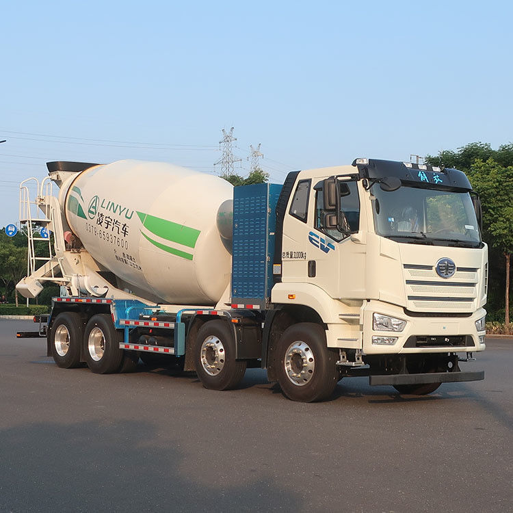 CIMC LINYU 16cbm camião de mistura de betão com velocidade de alimentação rápida de betão ≥ 3 m3/min