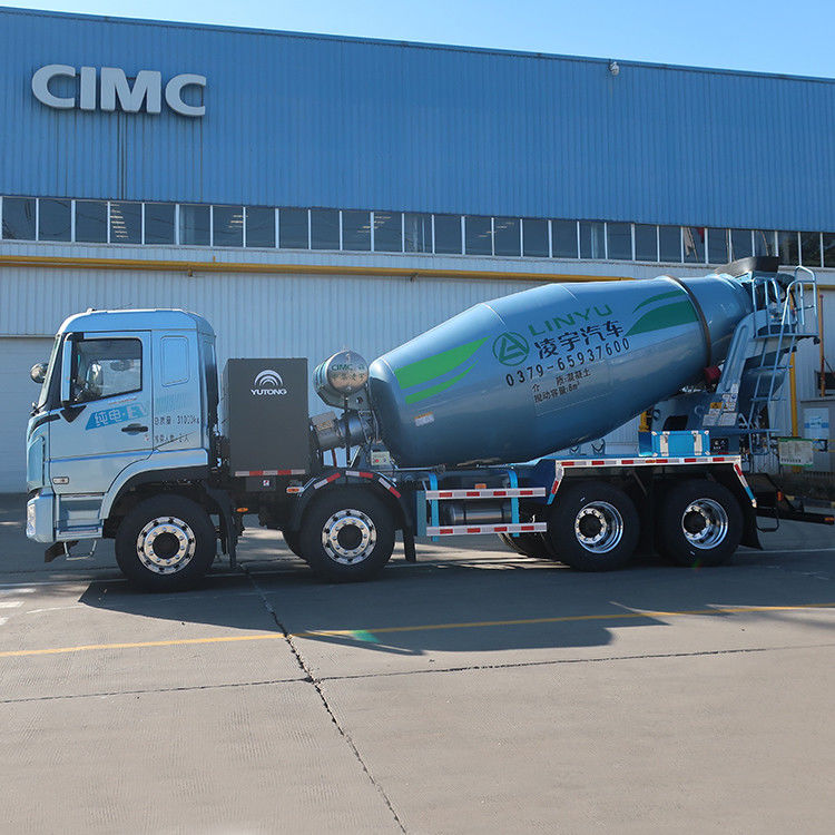 13000 kg Elétrico 8x4 12cbm Grande Caminhão Móvel Mixer de Cimento para por CIMC LINYU