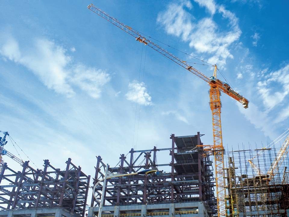 Guindaste de torre topless para construção Max. Altura de elevação 60m Zoomlion T7015-10E WA7025-10E