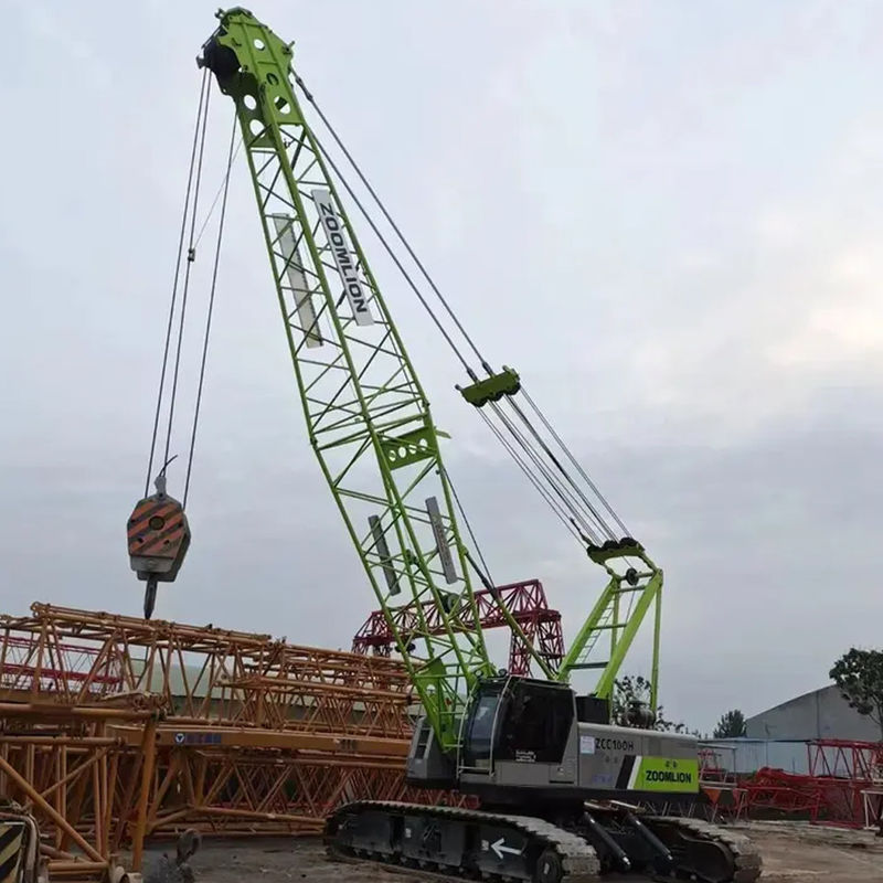 ZOOMLION 100 toneladas de grande guindaste hidráulico com momento de elevação nominal de 357 T.m.