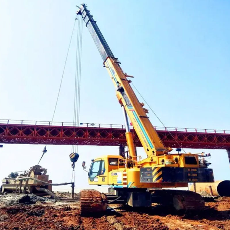 Gráficabilidade do QUY55 55 Ton Cranes para Construção Usados 30% Venda original