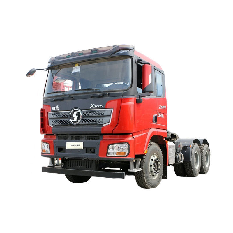 Direção esquerda Shacman usado 6*4 500hp Automóvel Tractor Head Truck Semi-trailer Truck