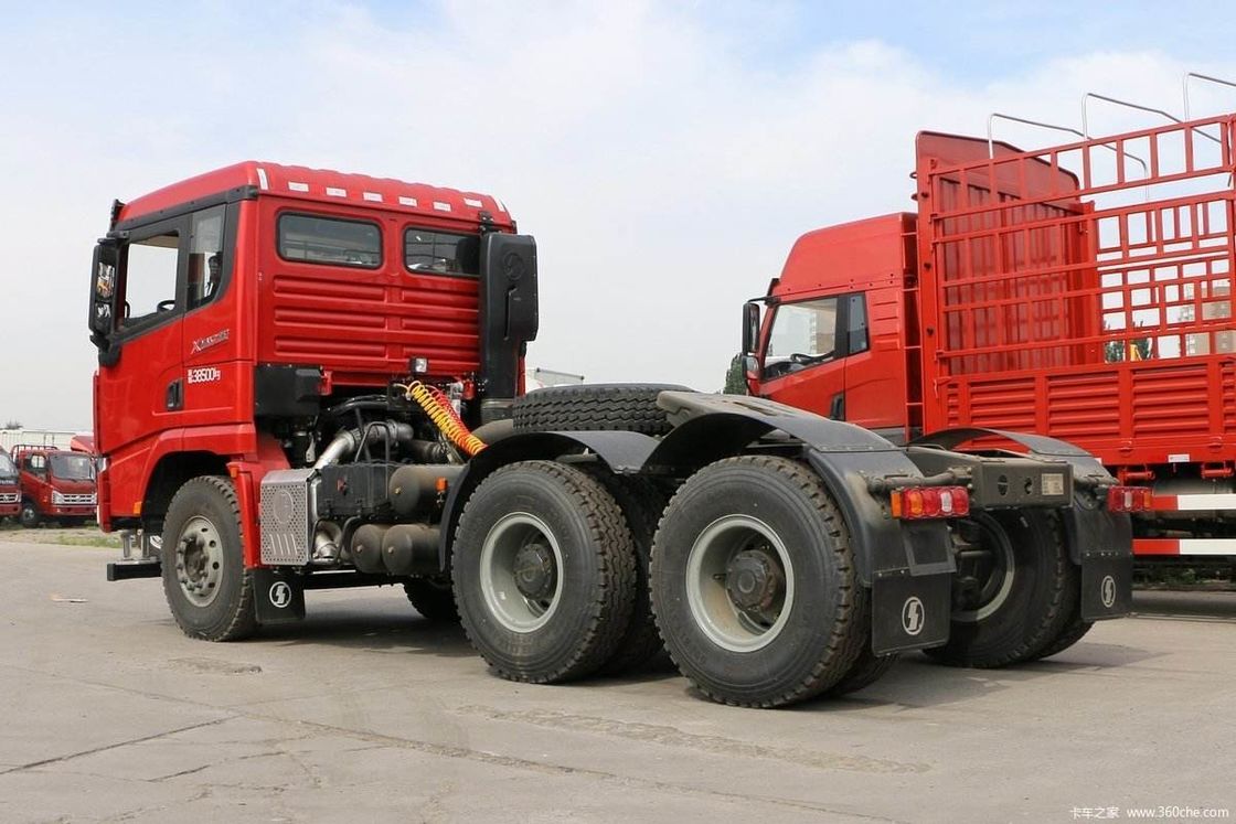 Direção esquerda Shacman usado 6*4 500hp Automóvel Tractor Head Truck Semi-trailer Truck