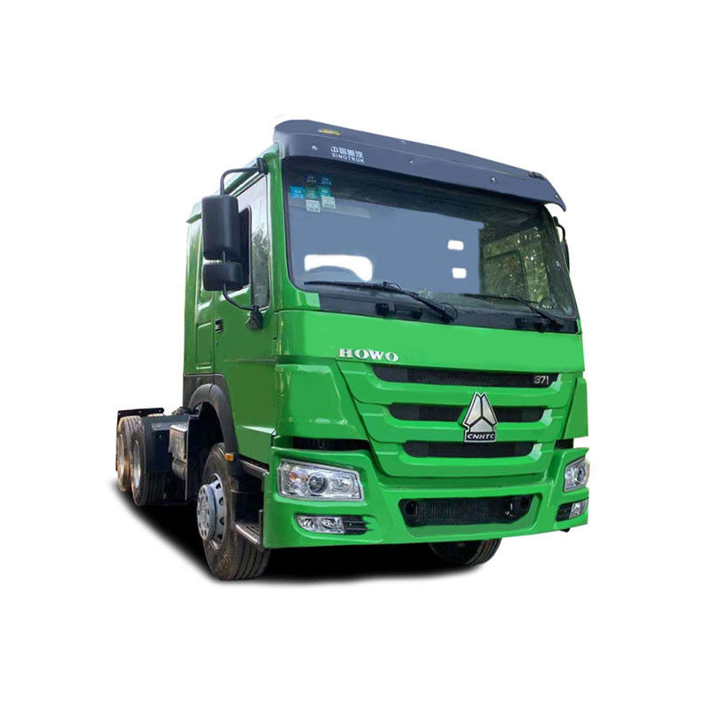 Assento normal do condutor Sinotruk Howo 371 HP Euro 2 manual 6X4 motor diesel cabeça do caminhão