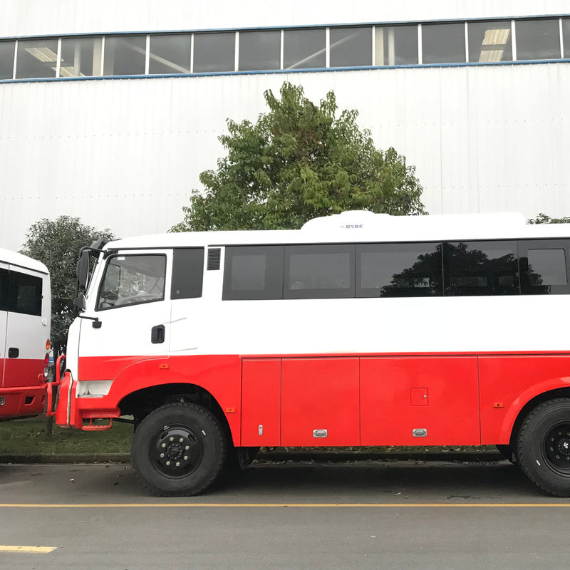 DONGFENG 29 lugares ônibus de autocarro diesel 4x4 ônibus off-road com eixo dianteiro DONGFENG eixos