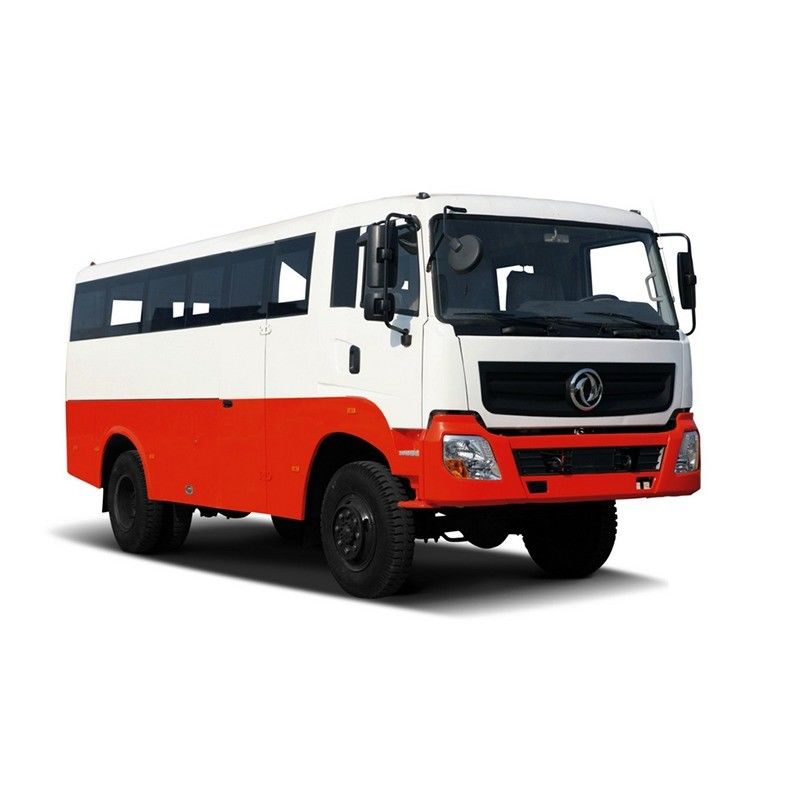 7.5 metros Motor dianteiro 29 lugares 4X4 Dongfeng Off-Road Coach Bus para o mercado de padrões