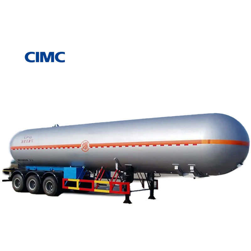 Peso total Aproximadamente 34000kg CIMC LINYU Cisterna de gás liquefeito Semi-remolque para benefício de transporte de gás
