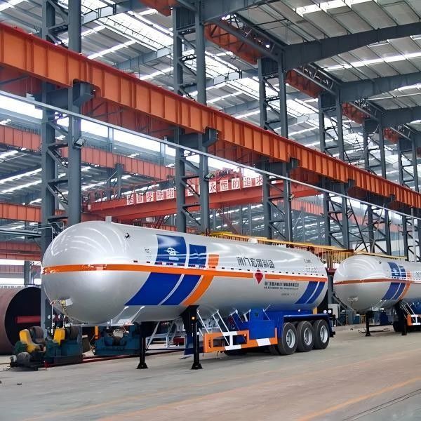 50m3 Capacidade Tanker de GLP Semi-Relógio com -20/50C Temperatura de Design do CIMC LINYU