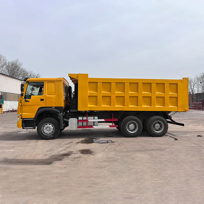 Direção esquerda 371HP HOWO 6*4 camião de descarga usado para o mercado de transporte de engenharia