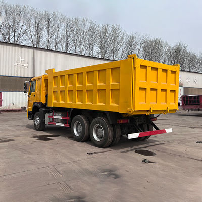 Direção esquerda 371HP HOWO 6*4 camião de descarga usado para o mercado de transporte de engenharia