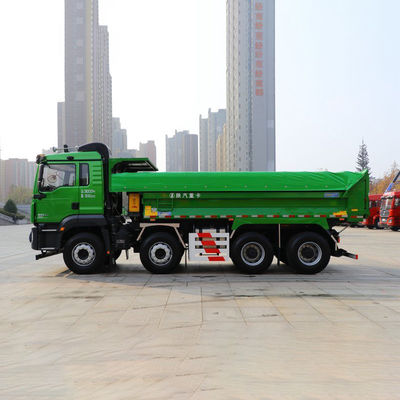 Shacman F3000 8x4 camião de descarga com rebento na Tanzânia Janela manual e dimensões L x W x H