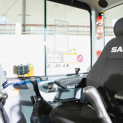 Excavadora usada SANY SY55C de 5,5 toneladas com poucas horas de trabalho 0-2000 e ano 2016-2020