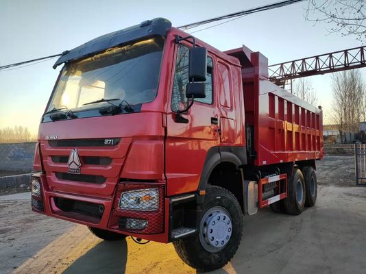 Caminhão de descarga de 20 toneladas de 30 toneladas, de carga quente, de 10 rodas, caminhão de descarga usado, de 6x4 com motor
