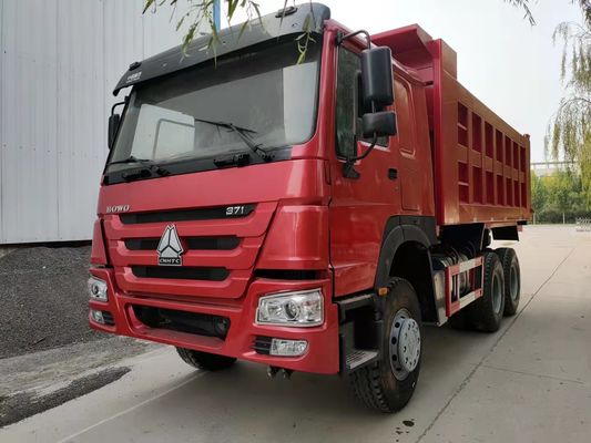 Caminhão de descarga de 20 toneladas de 30 toneladas, de carga quente, de 10 rodas, caminhão de descarga usado, de 6x4 com motor