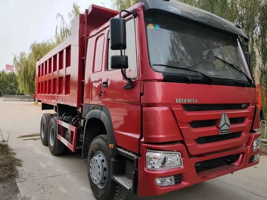 Caminhão de descarga de 20 toneladas de 30 toneladas, de carga quente, de 10 rodas, caminhão de descarga usado, de 6x4 com motor