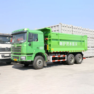SHACMAN f3000 380 cv 10 pneus camião de descarga usado e com cadeira do condutor suspensão pneumática