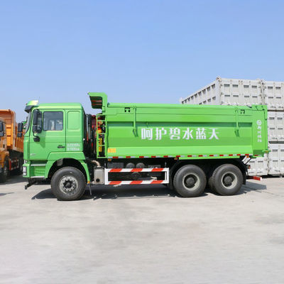 SHACMAN f3000 380 cv 10 pneus camião de descarga usado e com cadeira do condutor suspensão pneumática
