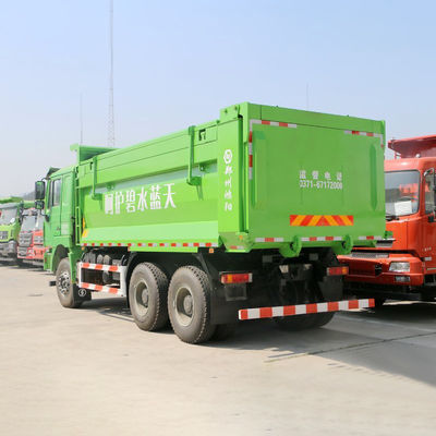 SHACMAN f3000 380 cv 10 pneus camião de descarga usado e com cadeira do condutor suspensão pneumática