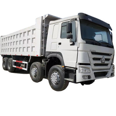LHD SINO Usado HOWO 8*4 Caminhão de descarga de carga pesada