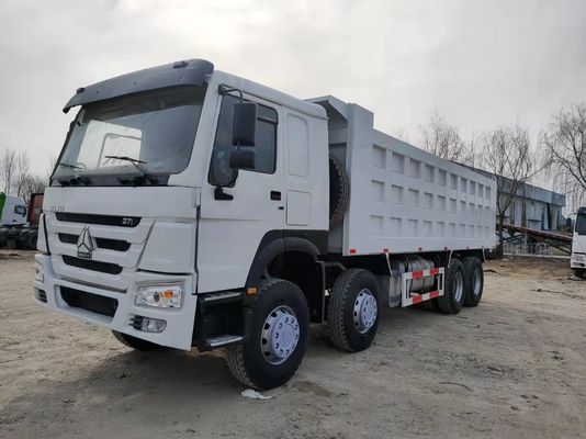 LHD SINO Usado HOWO 8*4 Caminhão de descarga de carga pesada