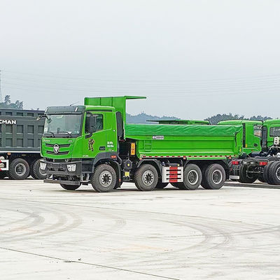 Usado 8x4 12 rodas 430hp Foton Dump Truck 12 Forward Shift Driving Diesel Tipper Truck