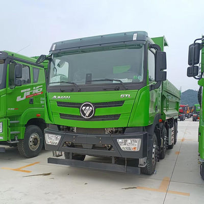 Usado 8x4 12 rodas 430hp Foton Dump Truck 12 Forward Shift Driving Diesel Tipper Truck