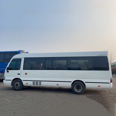 30 assentos Usado Toyota Coaster Bus com Potência Máxima de 113/5200kw e Capacidade de Assentos de 30