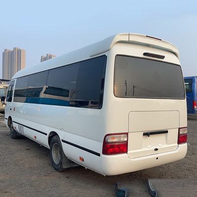 30 assentos Usado Toyota Coaster Bus com Potência Máxima de 113/5200kw e Capacidade de Assentos de 30