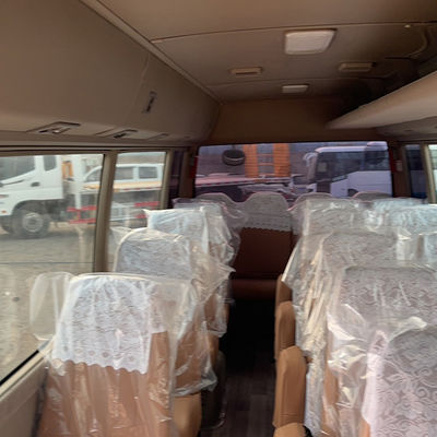 30 assentos Usado Toyota Coaster Bus com Potência Máxima de 113/5200kw e Capacidade de Assentos de 30