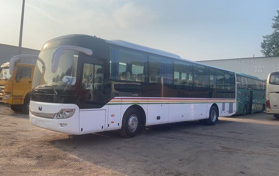 Autobus de autocarro de dois andares usado, com 65 lugares, com padrão de emissões Euro 3