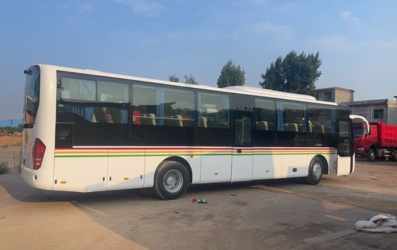 Autobus de autocarro de dois andares usado, com 65 lugares, com padrão de emissões Euro 3