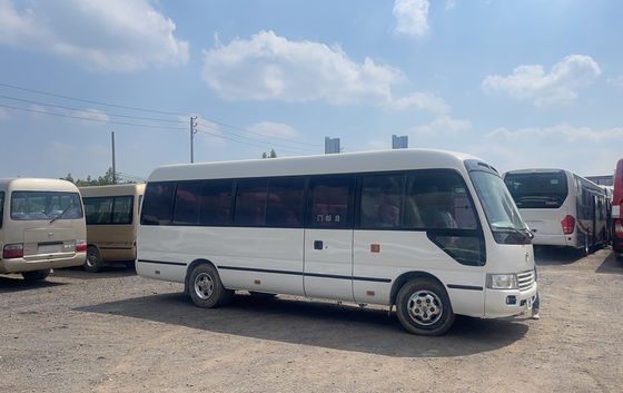 EURO 3 Transmissão manual de emissões 30 lugares Diesel usado LHD Toyota Coaster Bus