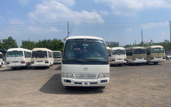 EURO 3 Transmissão manual de emissões 30 lugares Diesel usado LHD Toyota Coaster Bus