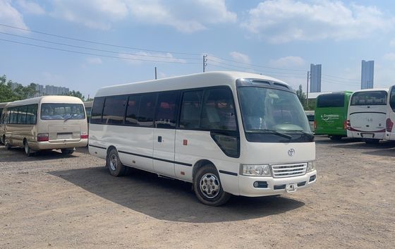 EURO 3 Transmissão manual de emissões 30 lugares Diesel usado LHD Toyota Coaster Bus