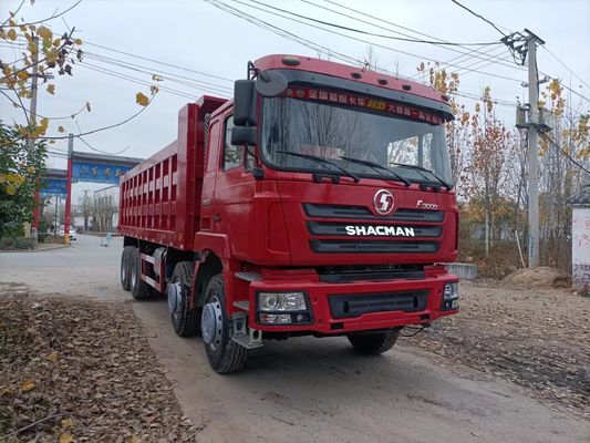 380hp Shacman 8x4 12 Wheeler Tipper Dump Truck com Sistema Eletrônico de Controle de Estabilidade
