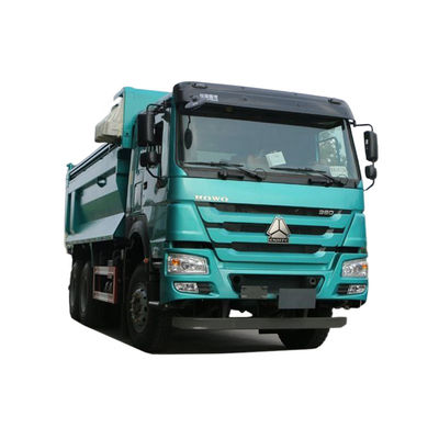 380HP 10 rodas 25 toneladas HOWO camião de descarga usado EuroII camião com câmara traseira